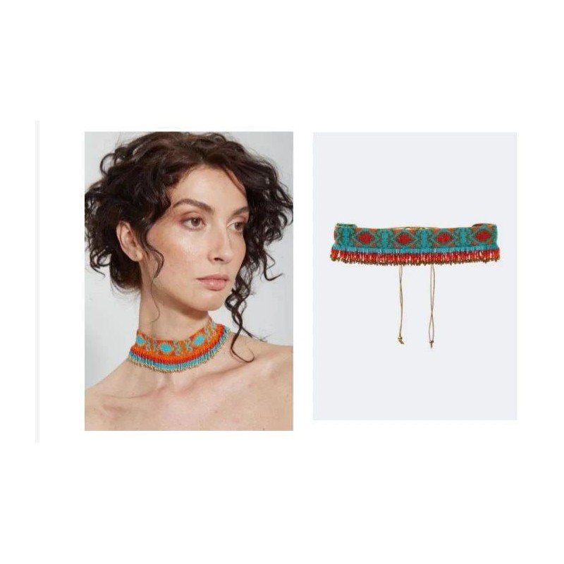 ALIBEY - CHOKERS DE RESINA ESTILO AFRICANO