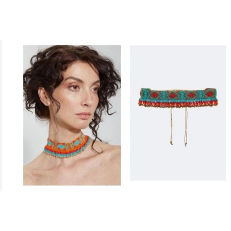ALIBEY - CHOKERS DE RESINA ESTILO AFRICANO
