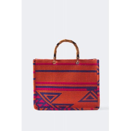 ALIBEY - BOLSO TRIANGULO BICOLOR
