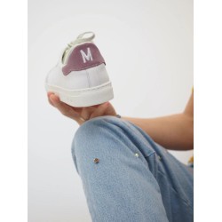 MU THE BRAND - ZAPATILLAS PIEL BLANCA