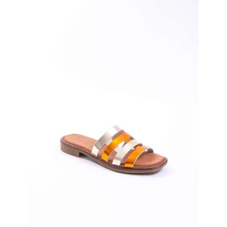 HEE SHOES - METAL ORANGE-ORO